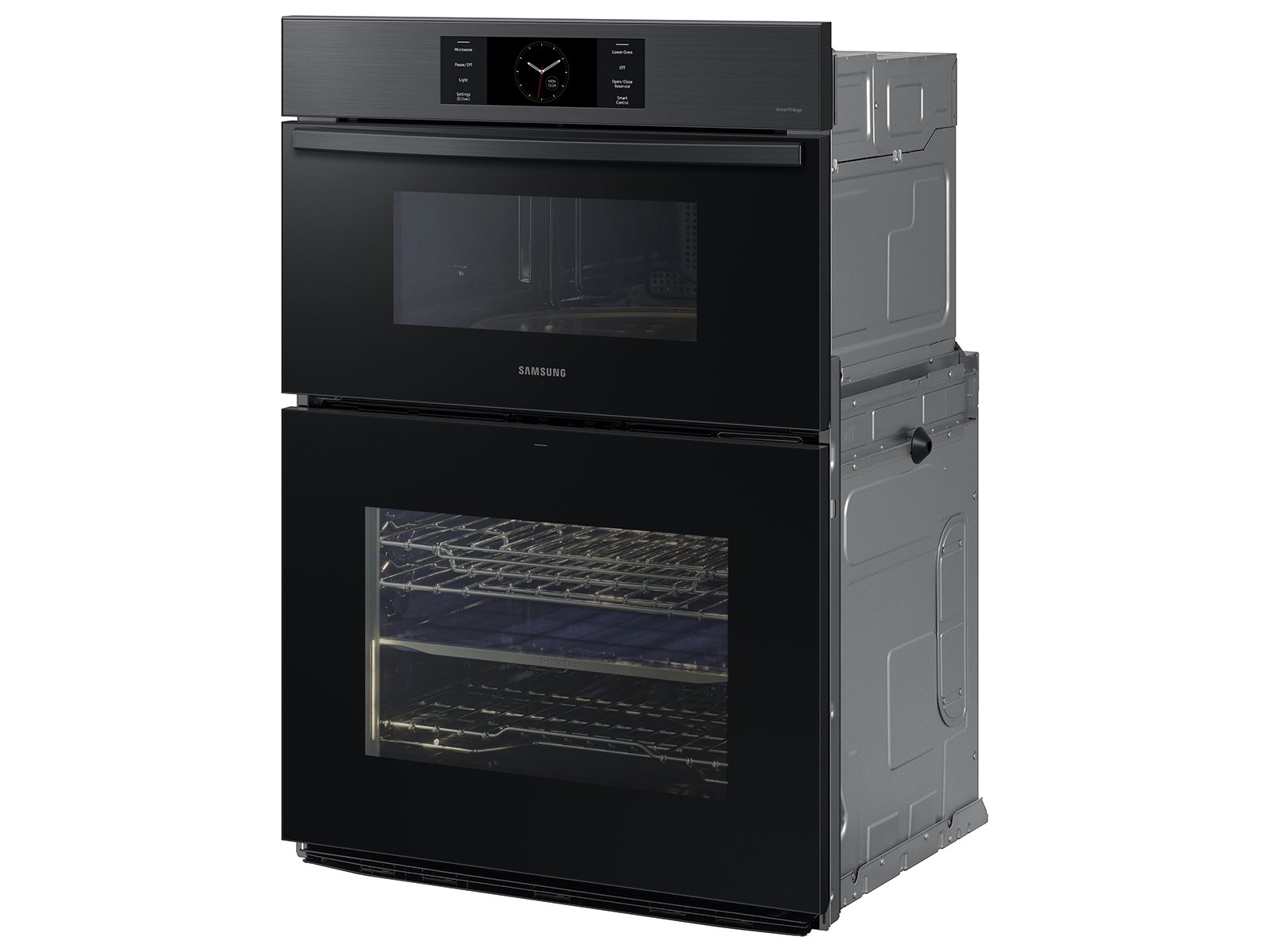 Thumbnail image of Bespoke 30” Microwave Combination Wall Oven with with Flex Duo™ in Matte Black Steel