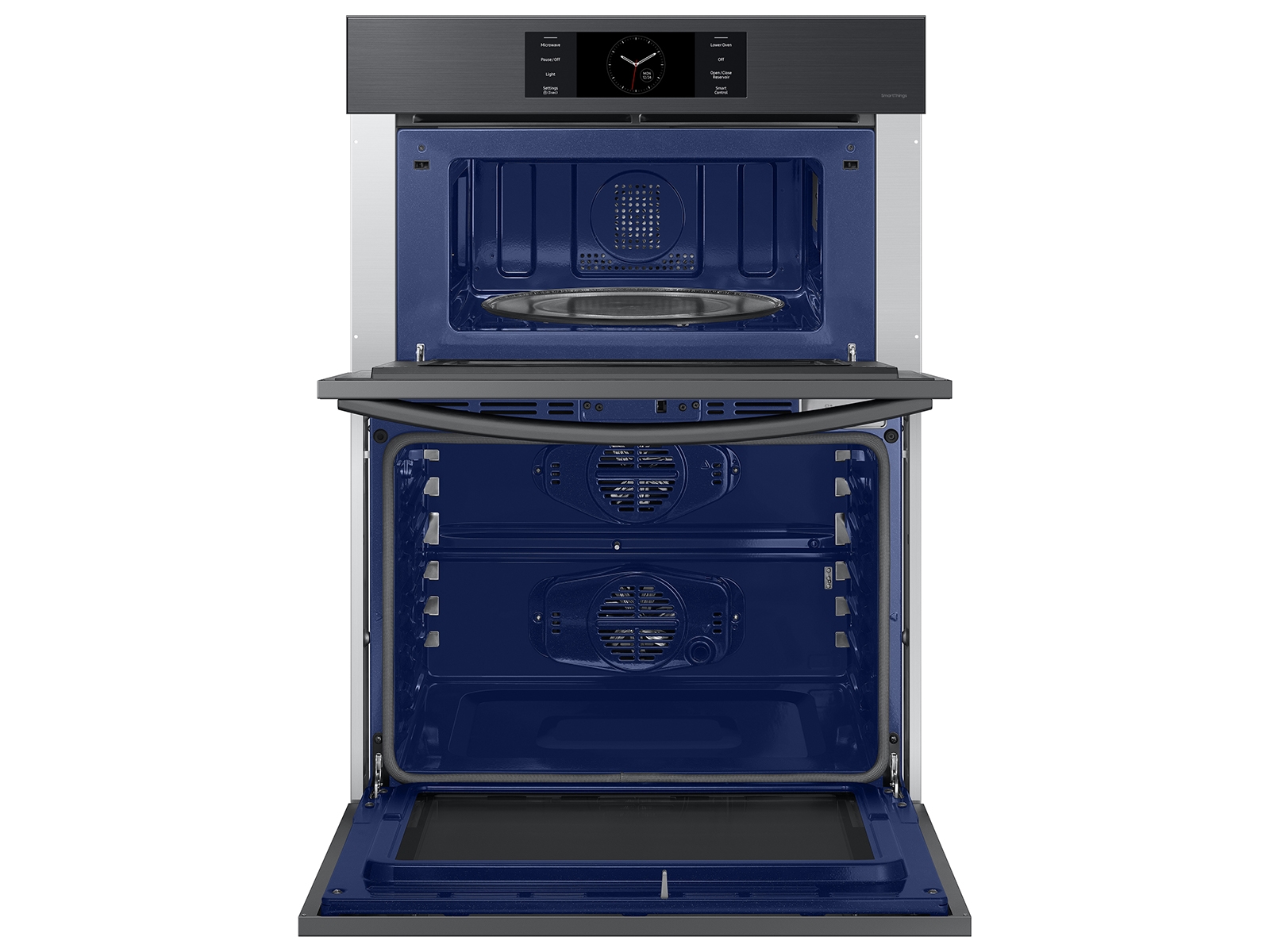 Thumbnail image of Bespoke 30” Microwave Combination Wall Oven with with Flex Duo™ in Matte Black Steel