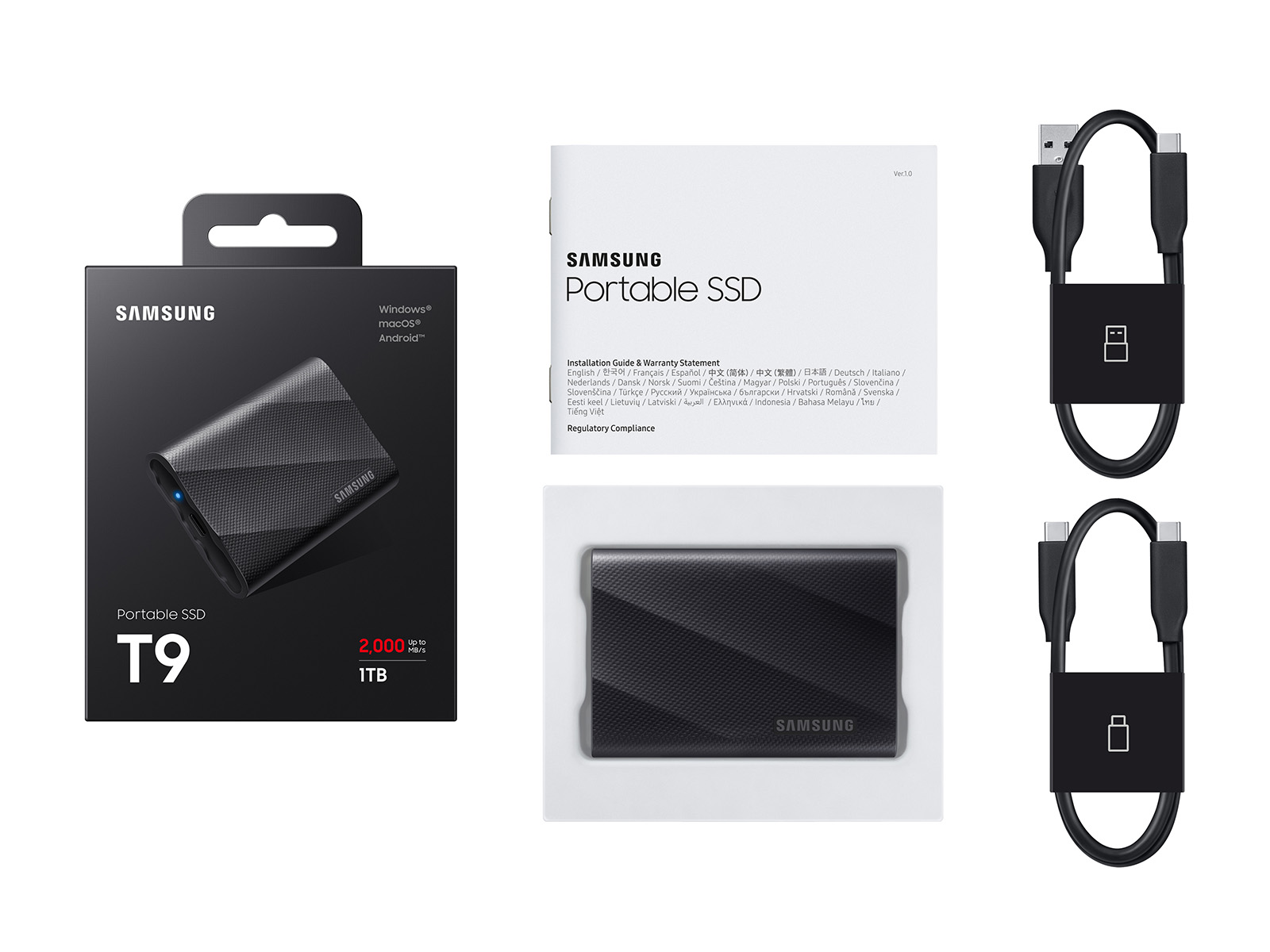Thumbnail image of Portable SSD T9 4 TB USB 3.2 Gen 2x2 (Black)