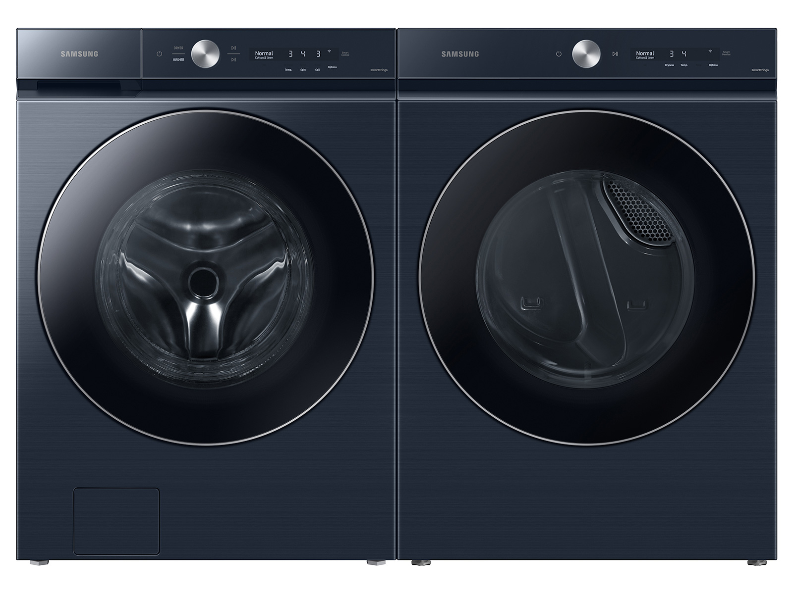 Thumbnail image of Bespoke Ultra Capacity AI Front Load Washer and Gas Dryer in Brushed Navy