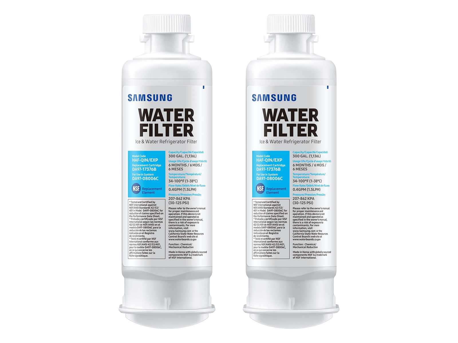 Thumbnail image of HAF-QIN Refrigerator Water Filter (2-Pack)