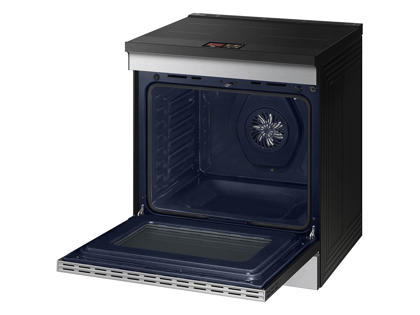 Thumbnail image of Bespoke 6.3 cu. ft. Smart Slide-In Induction Range with AI Home & Smart Oven Camera in Stainless Steel