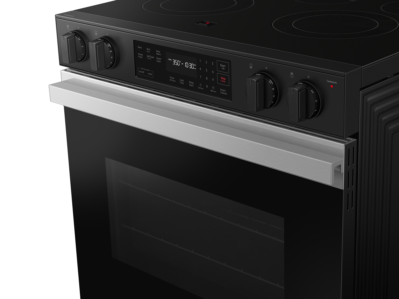 Thumbnail image of Bespoke 6.3 cu. ft. Smart Slide-In Electric Range with Precision Knobs in Stainless Steel