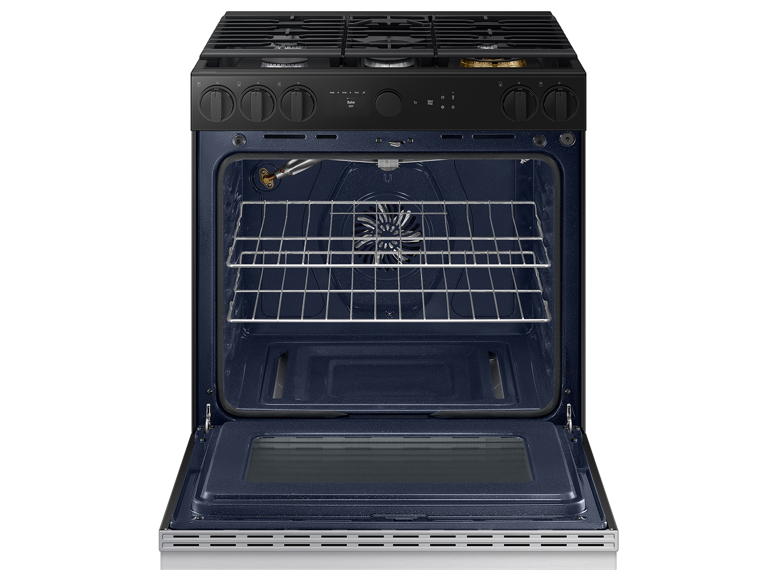 Thumbnail image of Bespoke 6.0 cu. ft. Smart Slide-In Gas Range with Smart Oven Camera & Illuminated Precision Knobs in Stainless Steel