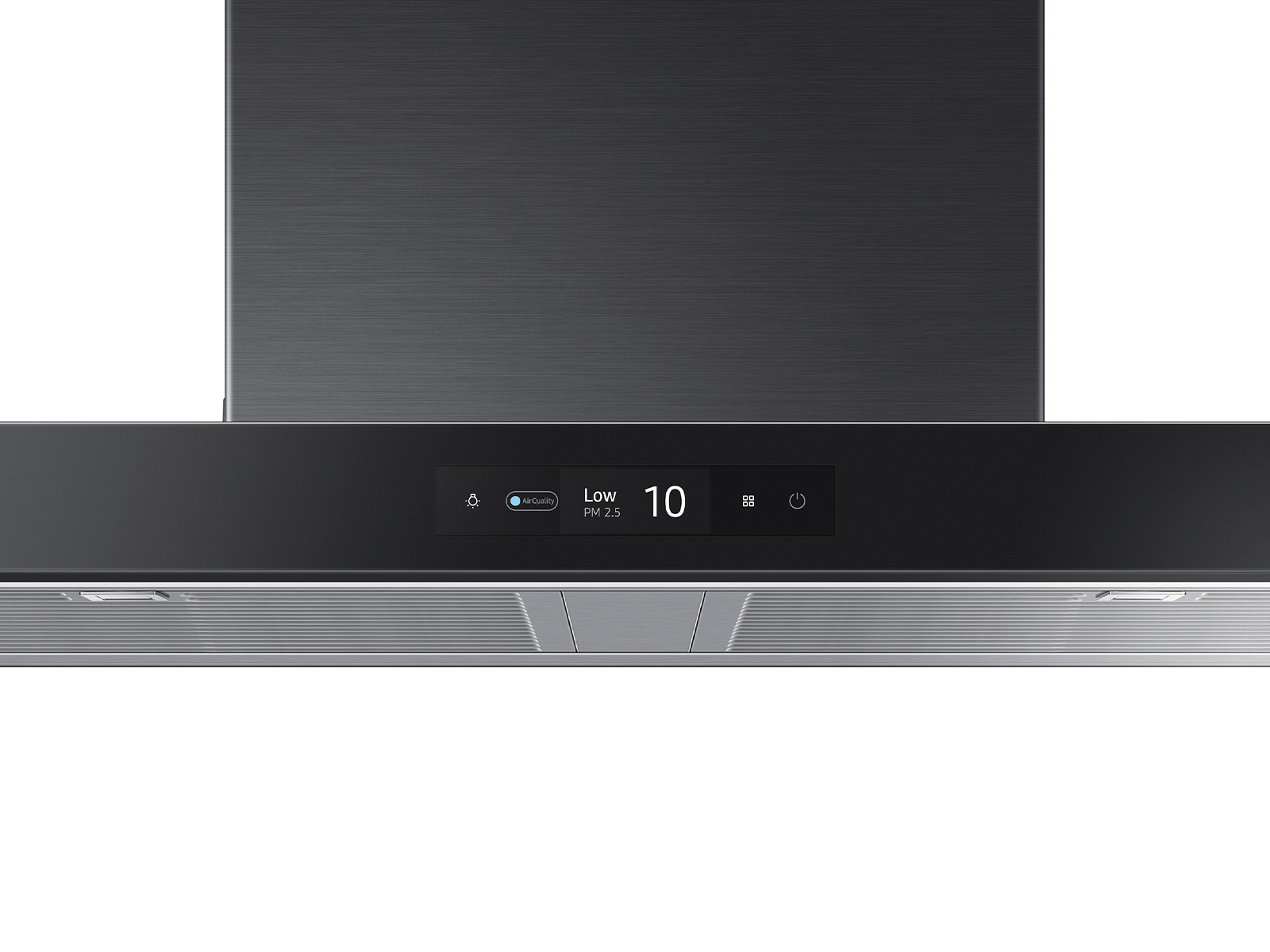 Thumbnail image of 36” Bespoke Smart Wall Mount Hood with LCD Display in Clean Deep Charcoal