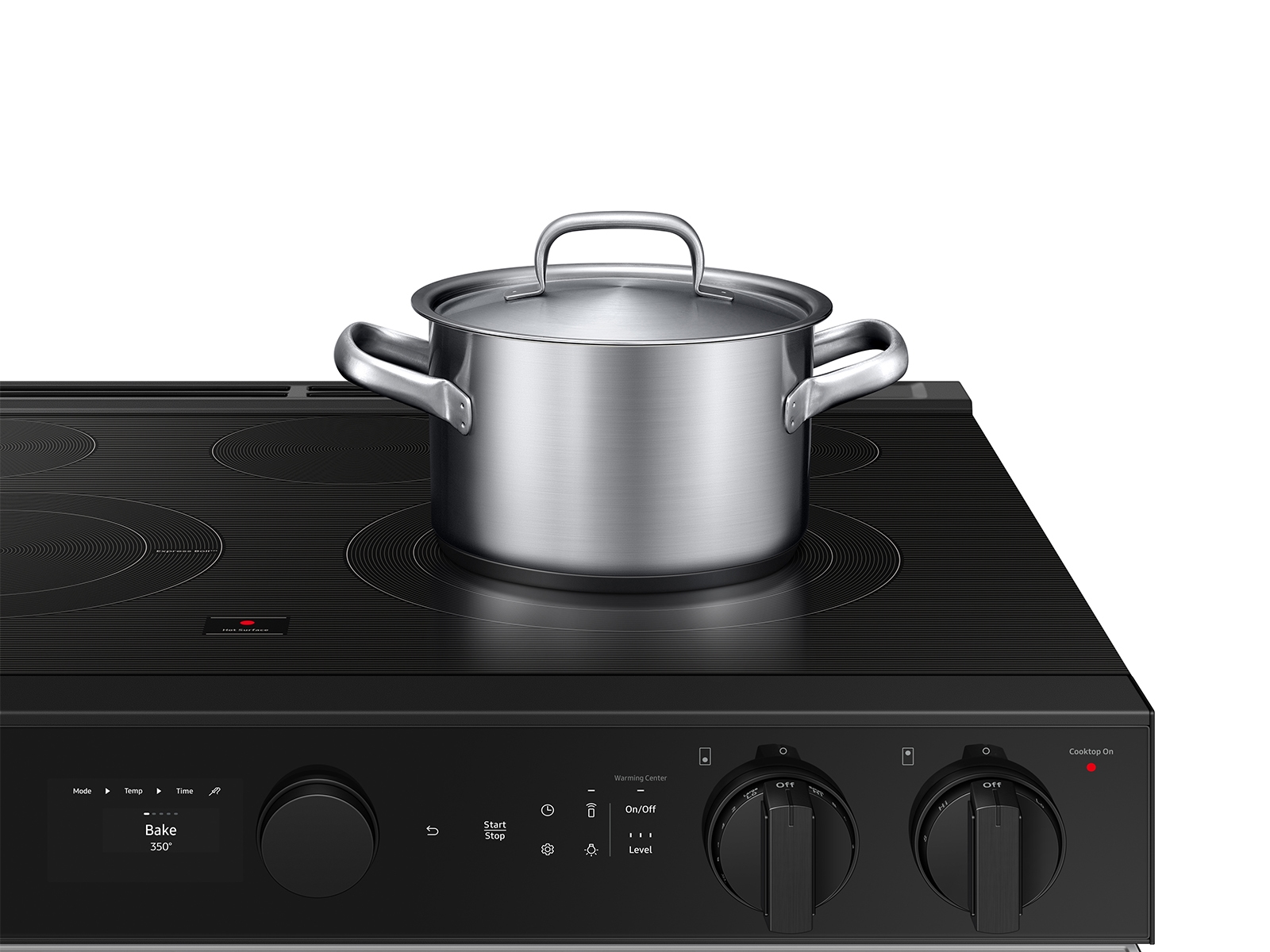 Thumbnail image of Bespoke 6.3 cu. ft. Smart Slide-In Electric Range with Air Sous Vide & Air Fry in White Glass