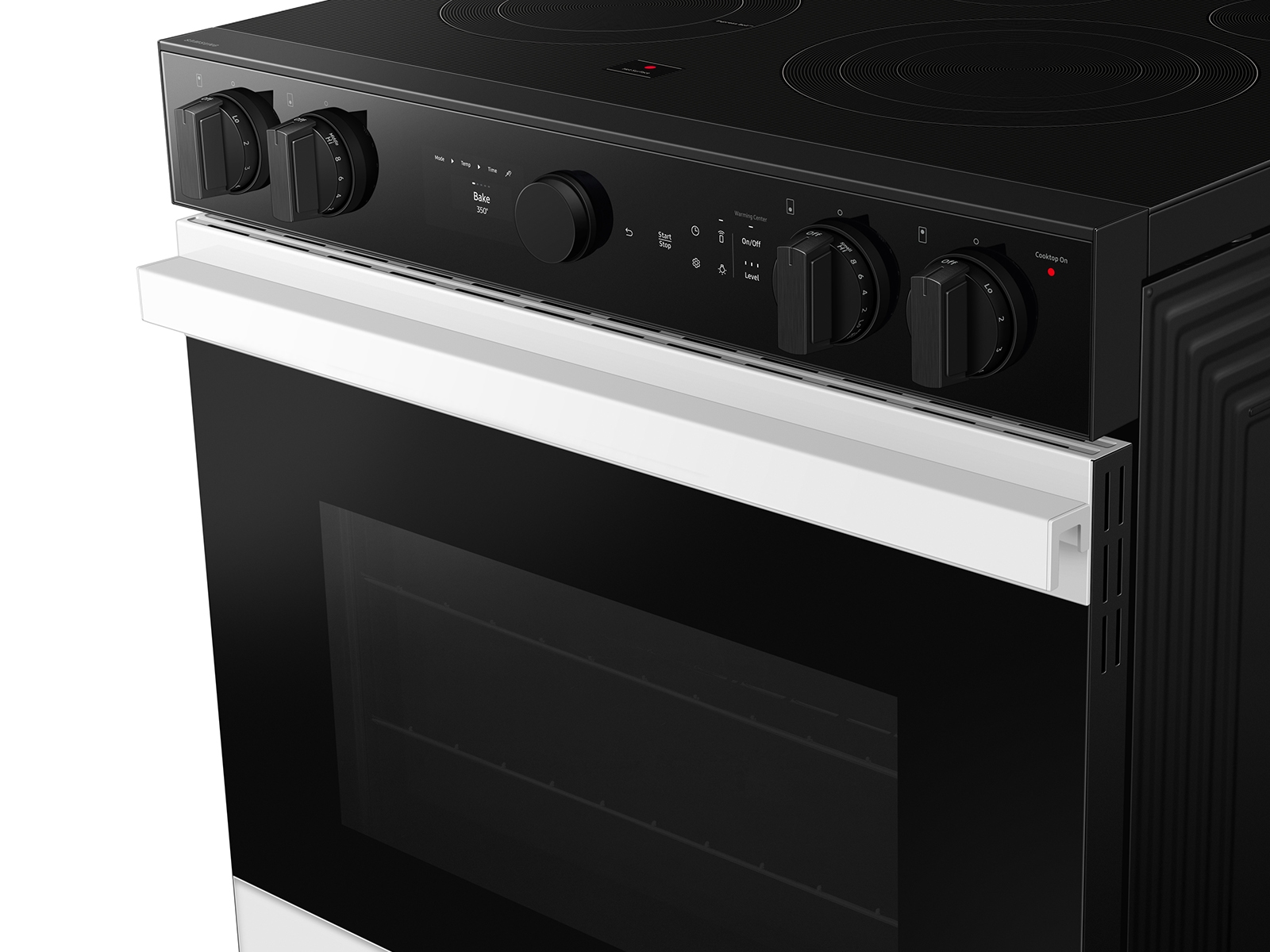 Thumbnail image of Bespoke 6.3 cu. ft. Smart Slide-In Electric Range with Air Sous Vide & Air Fry in White Glass