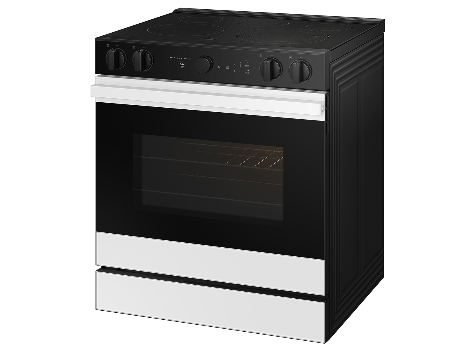 Thumbnail image of Bespoke 6.3 cu. ft. Smart Slide-In Electric Range with Air Sous Vide & Air Fry in White Glass