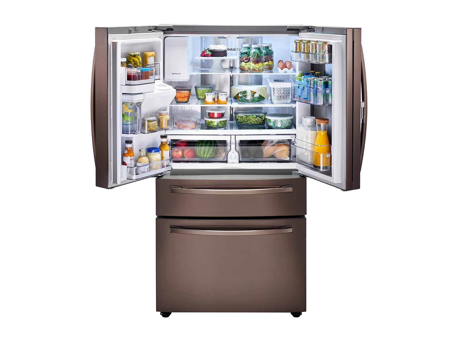 Thumbnail image of 28 cu. ft. Food Showcase 4-Door French Door Refrigerator in Tuscan Stainless Steel