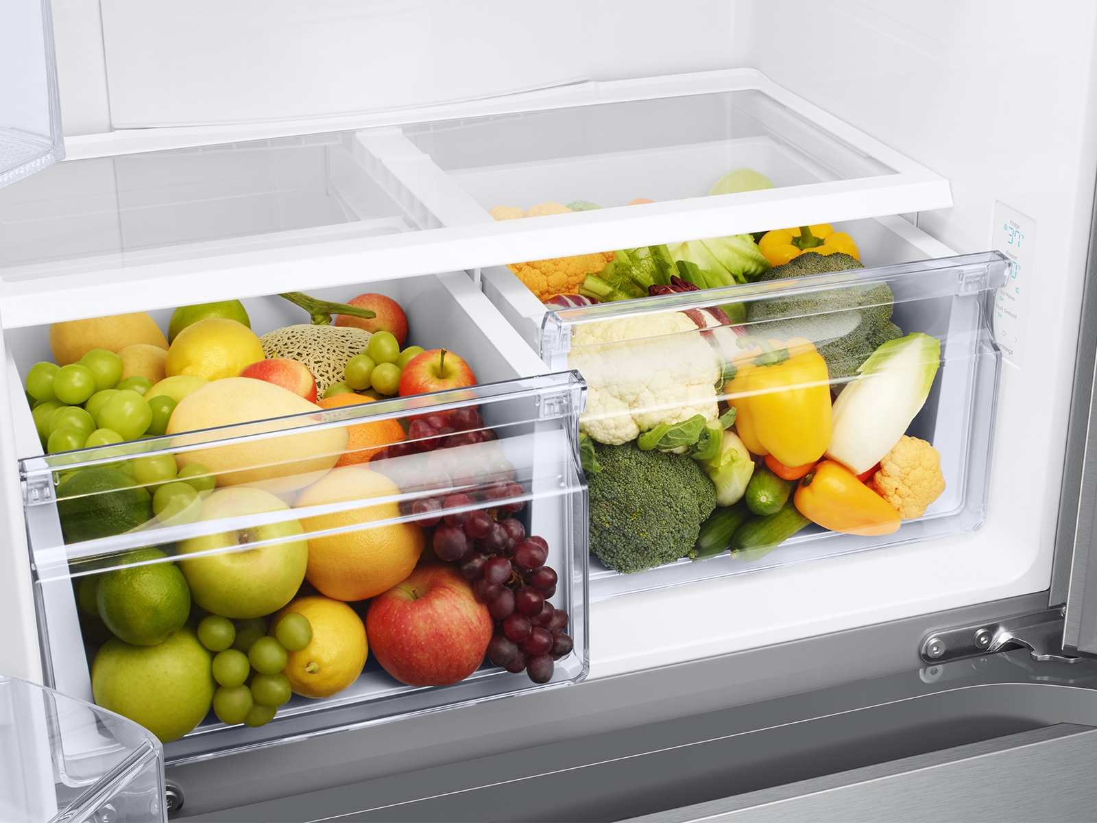 Thumbnail image of 18 cu. ft. Smart Counter Depth 3-Door French Door Refrigerator in Stainless Steel