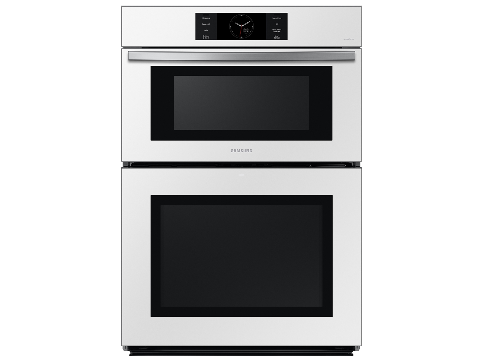 Thumbnail image of Bespoke 30” Microwave Combination Wall Oven with Flex Duo™ in White Glass