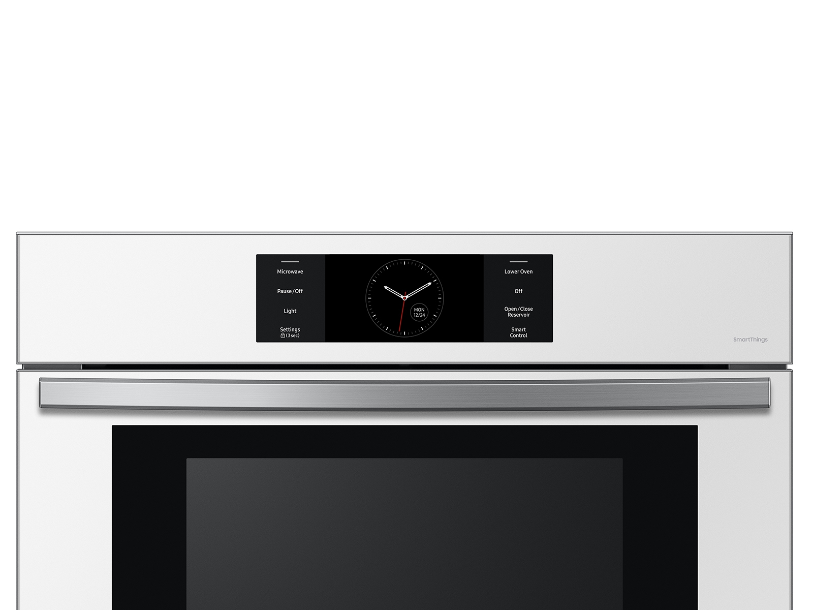 Thumbnail image of Bespoke 30” Microwave Combination Wall Oven with Flex Duo™ in White Glass