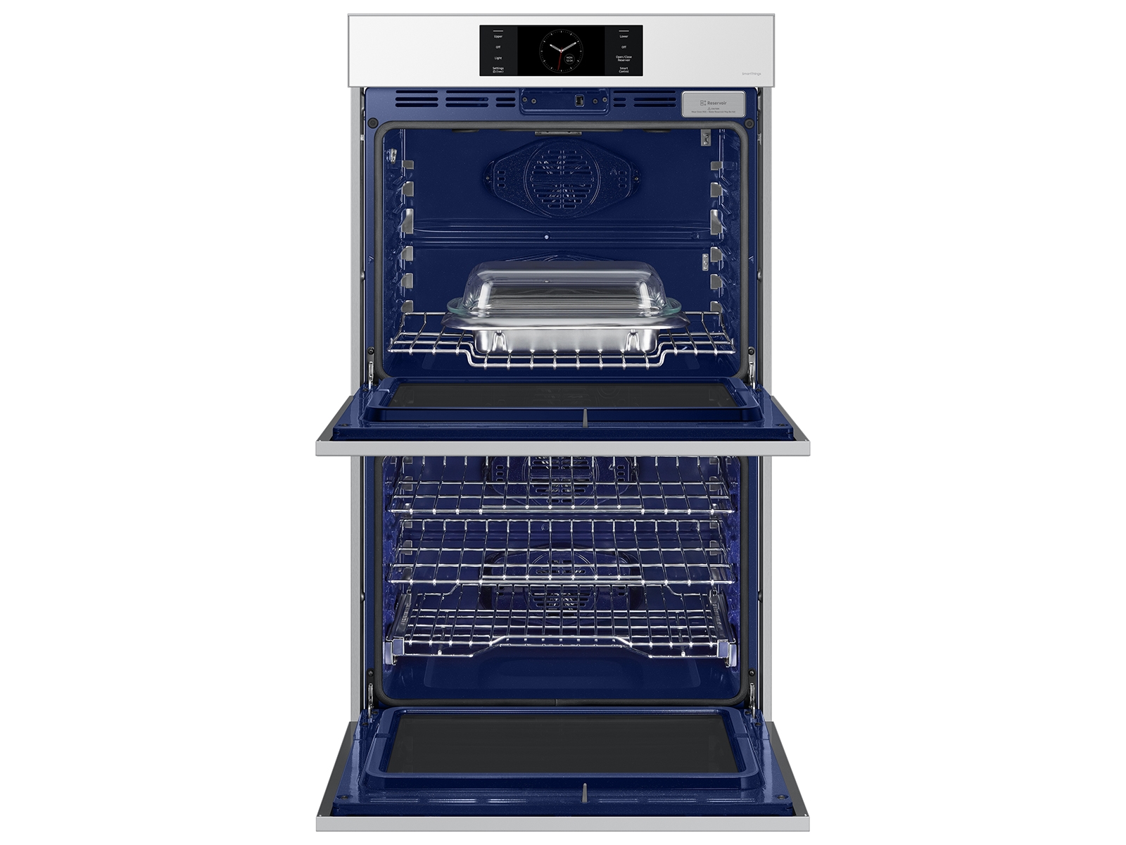 Thumbnail image of Bespoke 30&quot; White Glass Double Wall Oven with AI Pro Cooking&trade; Camera