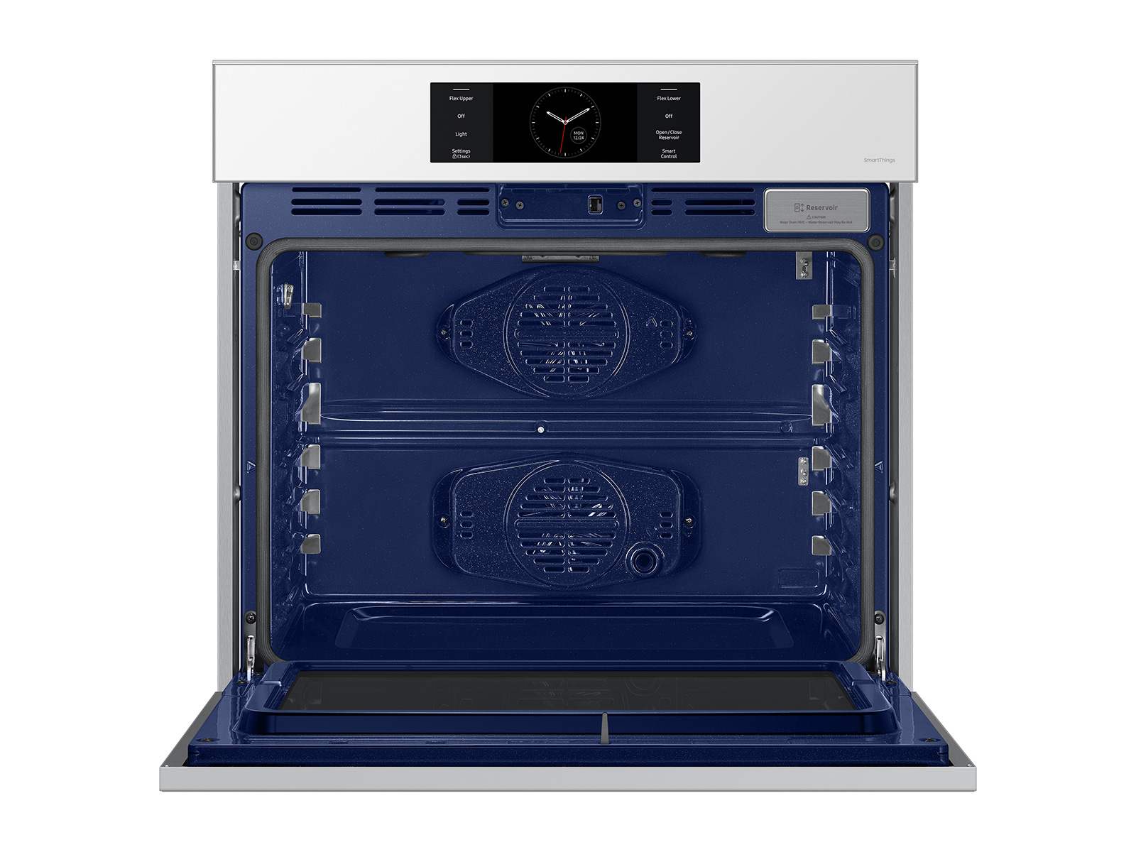 Thumbnail image of Bespoke 30” White Glass Single Wall Oven with AI Pro Cooking™ Camera