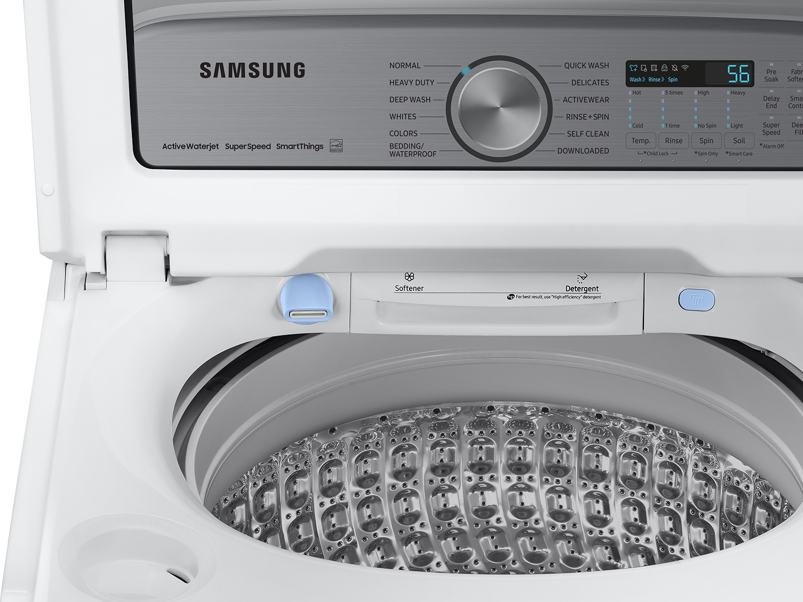 Thumbnail image of 5.2 cu. ft. Large Capacity Smart Top Load Washer with Super Speed Wash in White