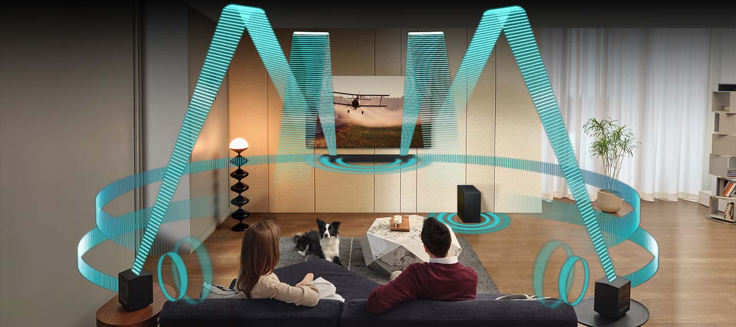 Dramatic audio that fills the room Dramatic audio that fills the room